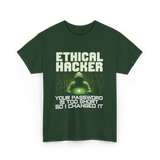 Ethical Hacker Hacking Art T-Shirt - Forest Green