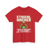 Ethical Hacker Hacking Art T-Shirt - Red