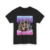 Even Baddies Get Saddies Raccoons T-Shirt - Black