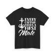 Every Captain Needs A First Mate Nautical T-Shirt - Black