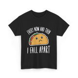 Every Now and Then Taco T-Shirt - Black