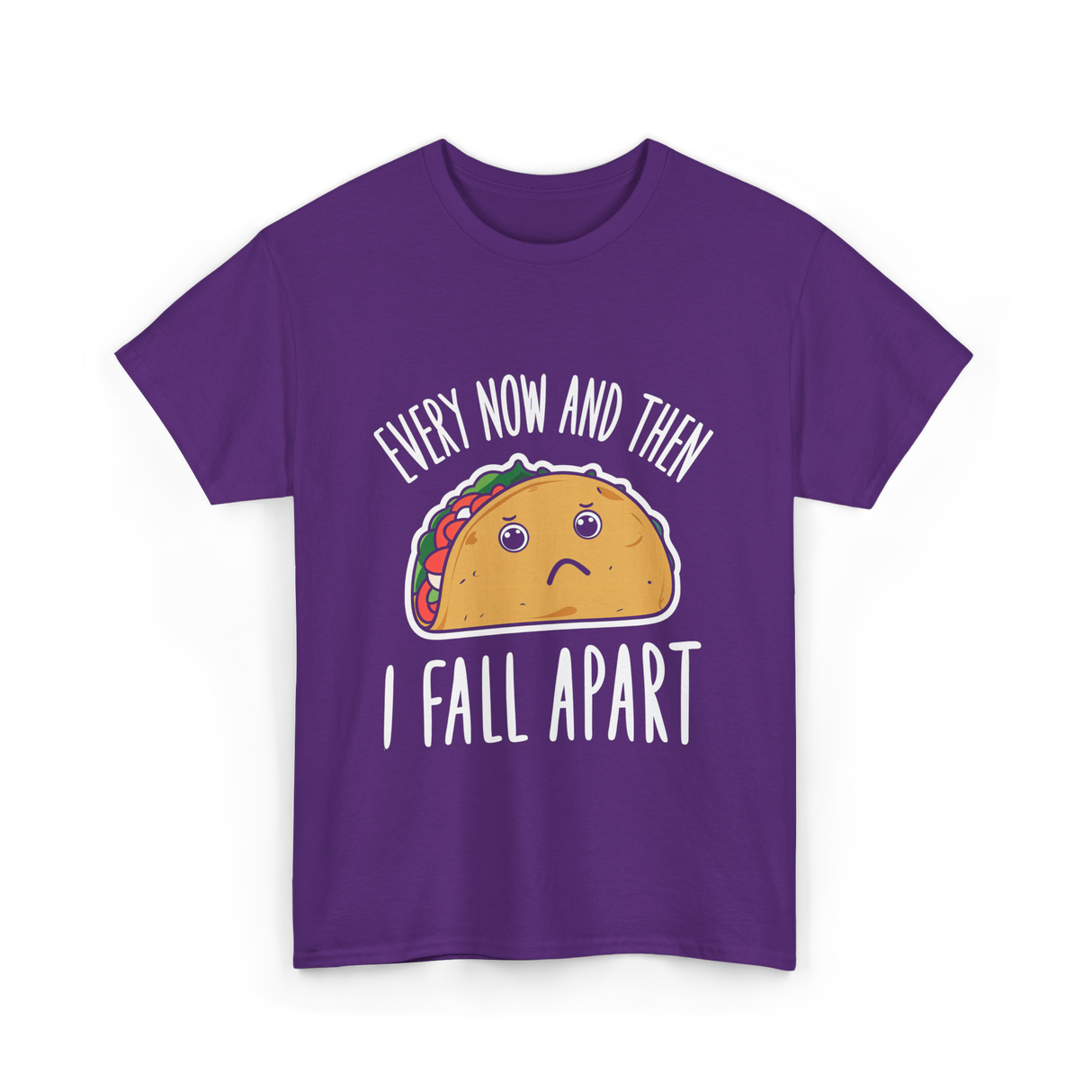 Every Now and Then Taco T-Shirt - Purple