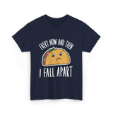 Every Now and Then Taco T-Shirt - Navy