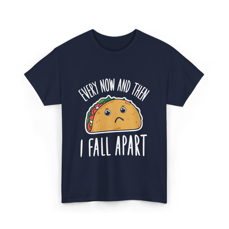 Every Now and Then Taco T-Shirt - Navy