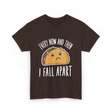 Every Now and Then Taco T-Shirt - Dark Chocolate