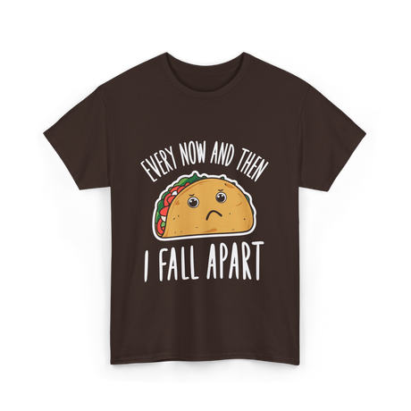 Every Now and Then Taco T-Shirt - Dark Chocolate