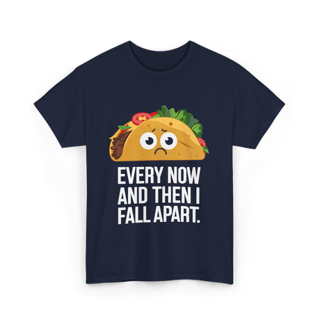 Every Now and Then Taco T-Shirt - Navy