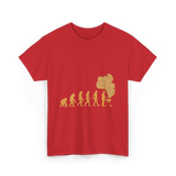 Evolution of Grilling T-Shirt - Red