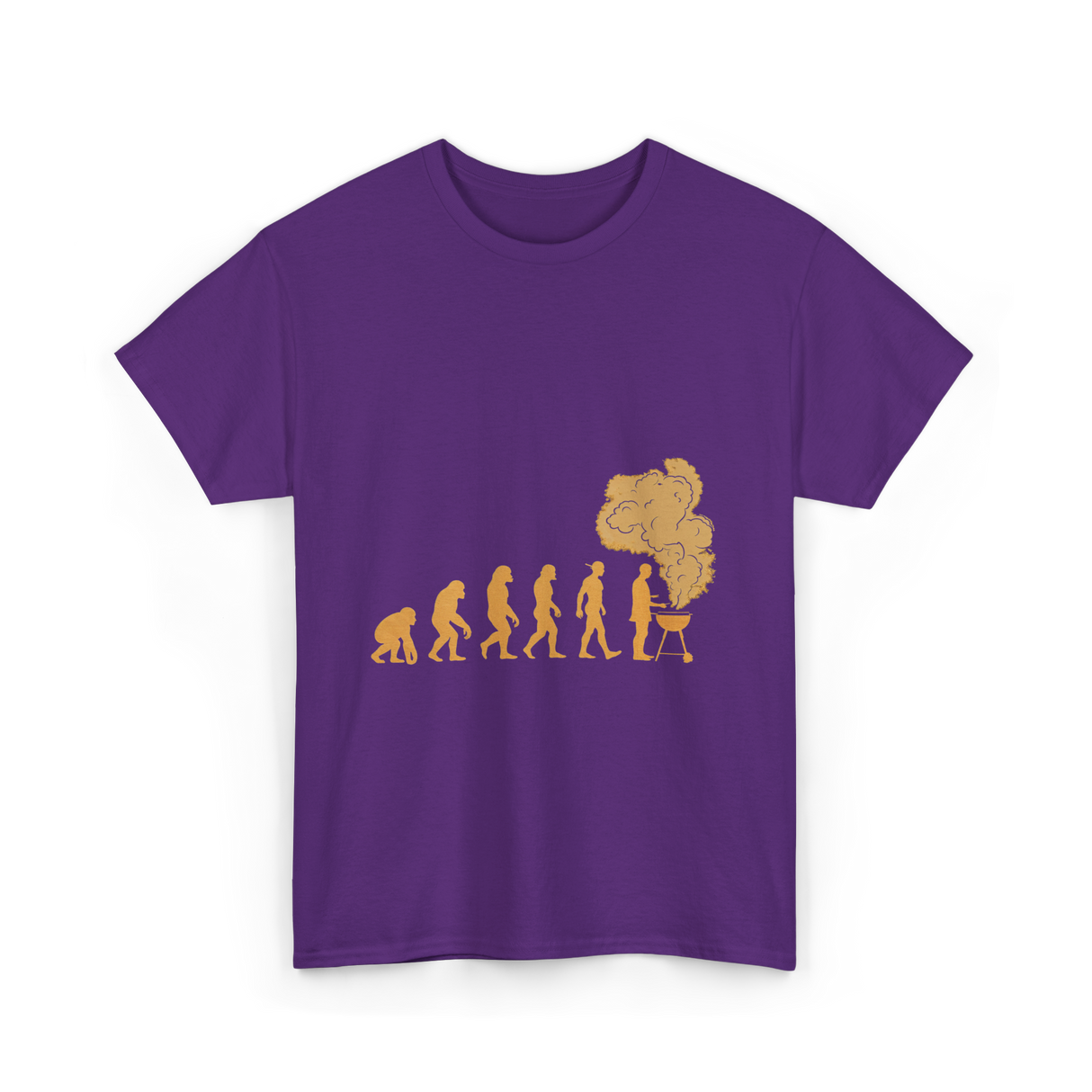 Evolution of Grilling T-Shirt - Purple