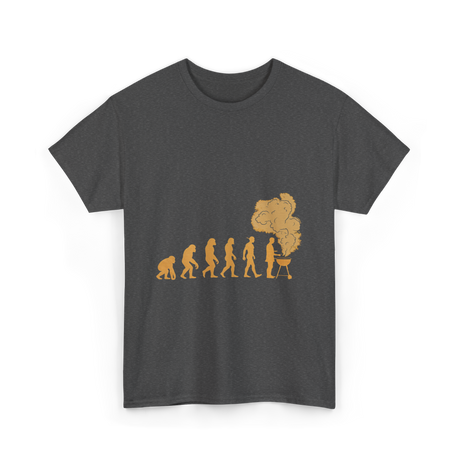 Evolution of Grilling T-Shirt - Dark Heather