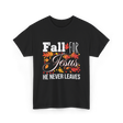 Fall For Jesus Christian T-Shirt - Black