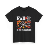 Fall For Jesus Christian T-Shirt - Black