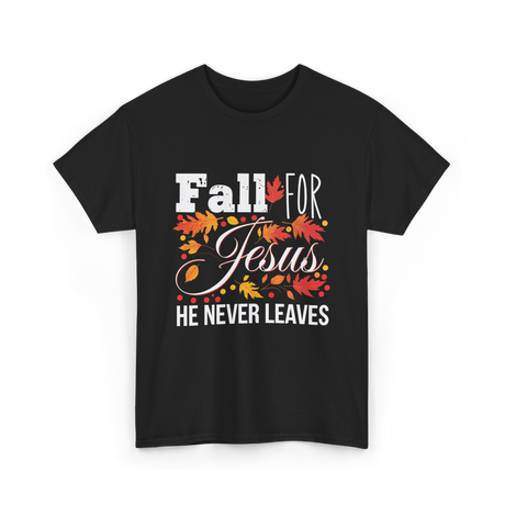 Fall For Jesus Christian T-Shirt - Black