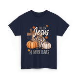 Fall For Jesus Faith T-Shirt - Navy