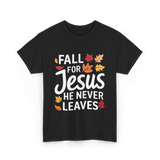 Fall for Jesus Faith T-Shirt - Black