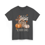 Fall For Jesus Faith T-Shirt - Dark Heather