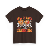 Fall In Love Learning Autumn T-Shirt - Dark Chocolate