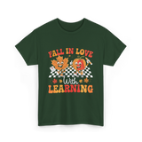 Fall In Love Learning Autumn T-Shirt - Forest Green