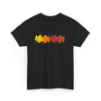 Fall Leaves Autumn Foliage T-Shirt - Black