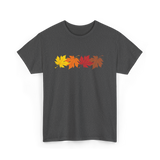 Fall Leaves Autumn Foliage T-Shirt - Dark Heather