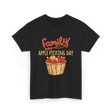 Family Apple Picking Day T-Shirt - Black