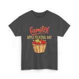 Family Apple Picking Day T-Shirt - Dark Heather