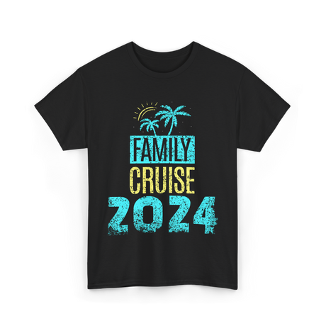 Family Cruise 2024 Travel T-Shirt - Black