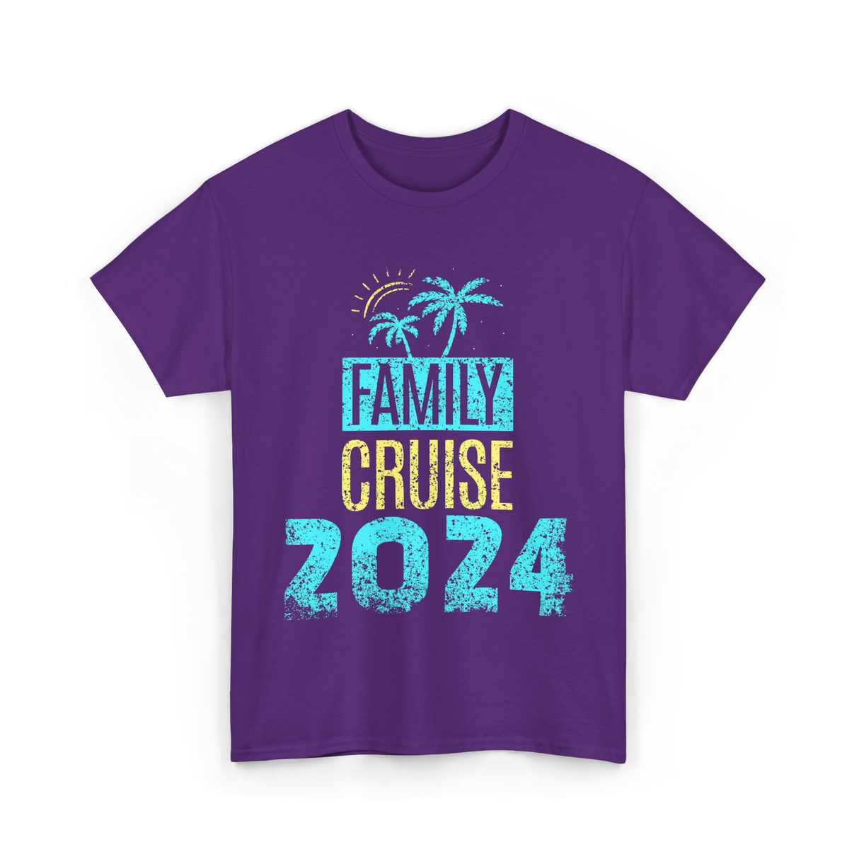 Family Cruise 2024 Travel T-Shirt - Purple