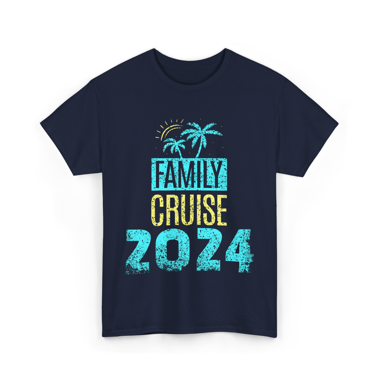 Family Cruise 2024 Travel T-Shirt - Navy