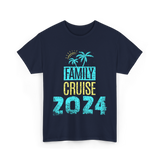 Family Cruise 2024 Travel T-Shirt - Navy