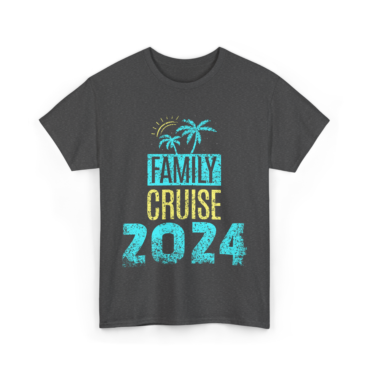 Family Cruise 2024 Travel T-Shirt - Dark Heather