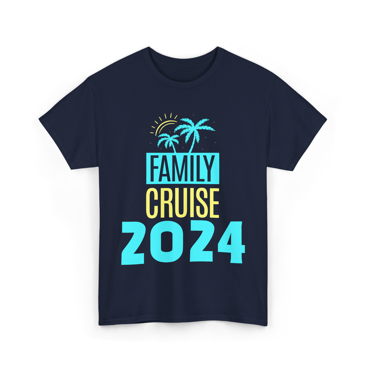 Family Cruise 2024 Travel Vacation T-Shirt - Navy