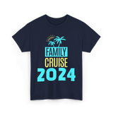 Family Cruise 2024 Travel Vacation T-Shirt - Navy