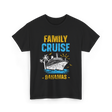 Family Cruise Bahamas Travel T-Shirt - Black