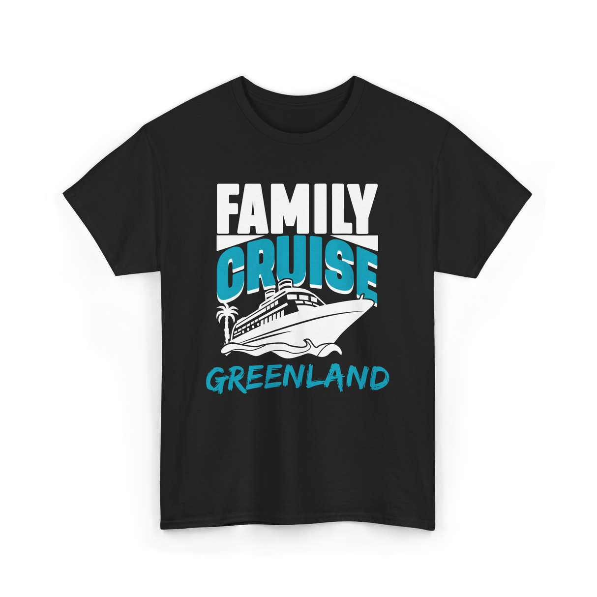 Family Cruise Greenland Cruising T-Shirt - Black