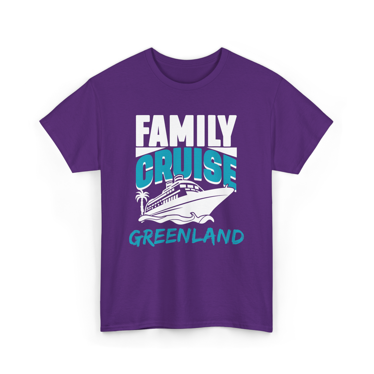 Family Cruise Greenland Cruising T-Shirt - Purple