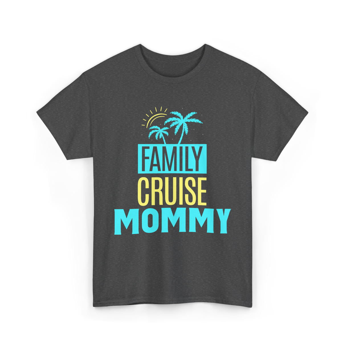 Family Cruise Mommy Travel T-Shirt - Dark Heather