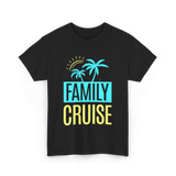 Family Cruise Travel Vacation T-Shirt - Black