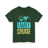 Family Cruise Travel Vacation T-Shirt - Forest Green
