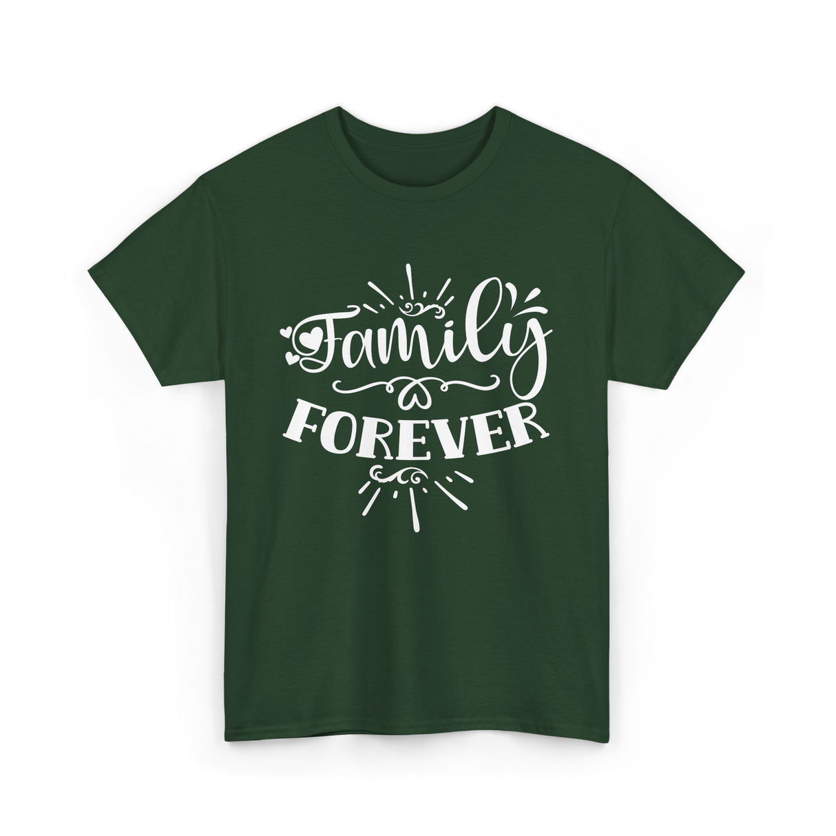 Family Forever Family Reunion T-Shirt - Forest Green