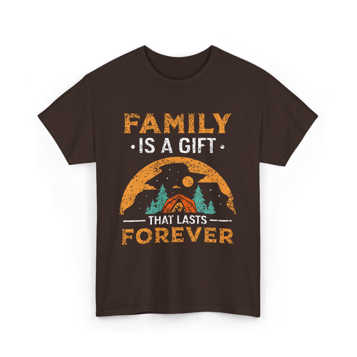 Family Is A Gift Family Reunion T-Shirt - Dark Chocolate