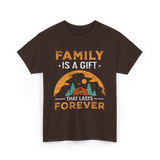 Family Is A Gift Family Reunion T-Shirt - Dark Chocolate