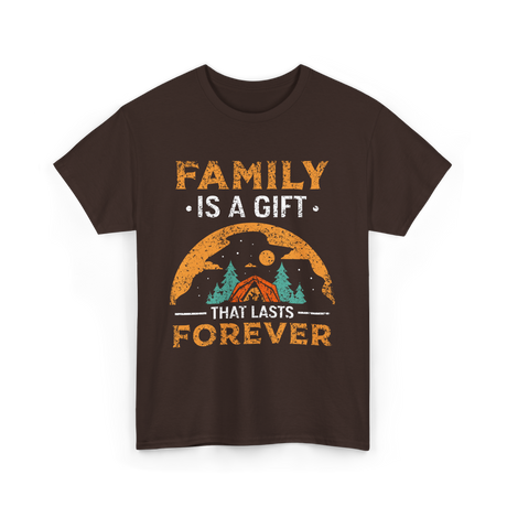 Family Is A Gift Family Reunion T-Shirt - Dark Chocolate