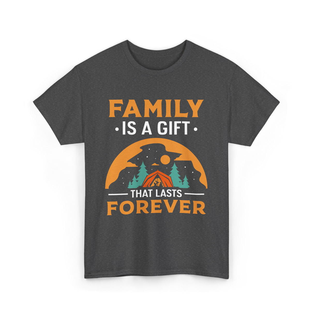 Family Is A Gift Family Reunion T-Shirt - Dark Heather