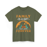 Family Is A Gift Family Reunion T-Shirt - Military Green