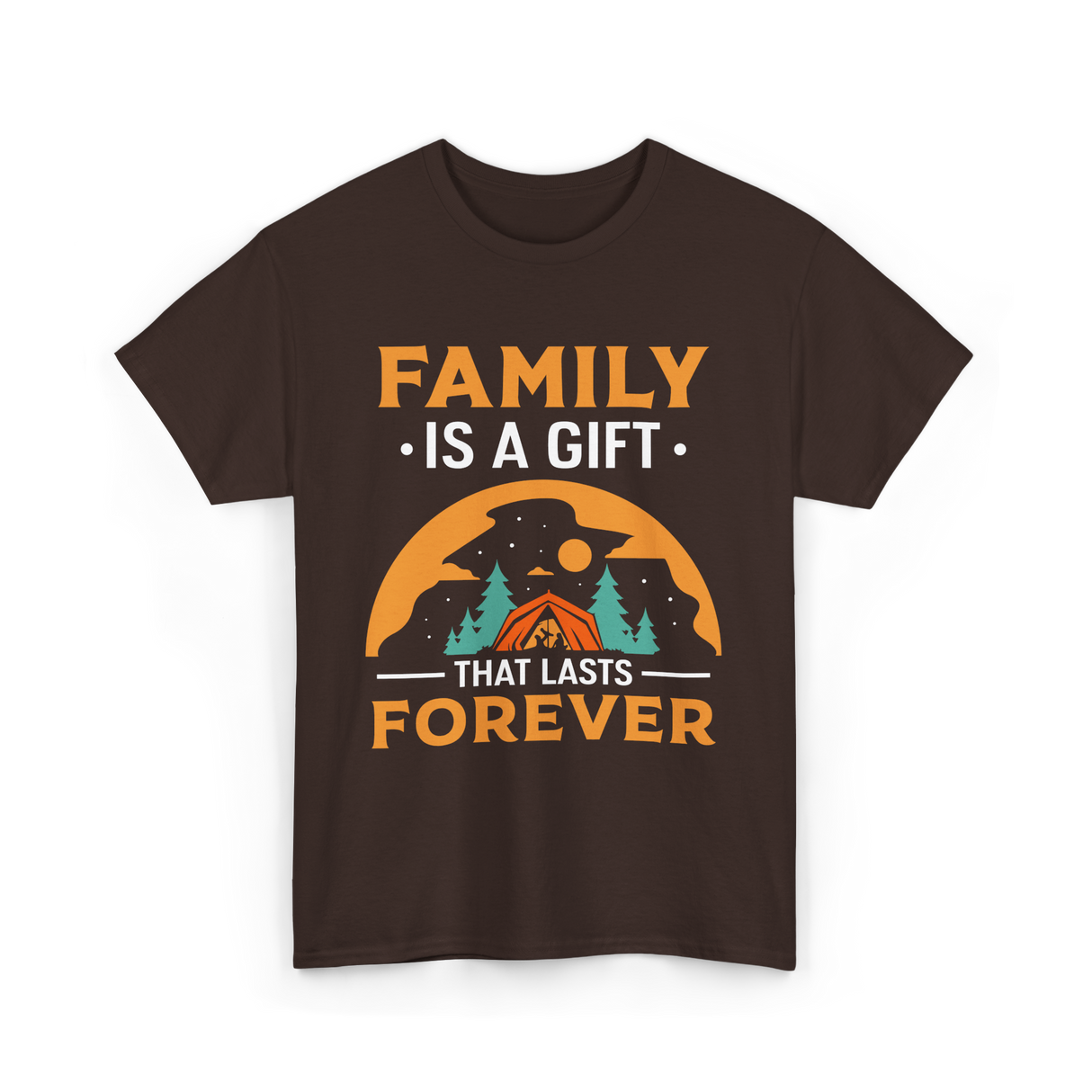 Family Is A Gift Family Reunion T-Shirt - Dark Chocolate