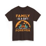 Family Is A Gift Family Reunion T-Shirt - Dark Chocolate