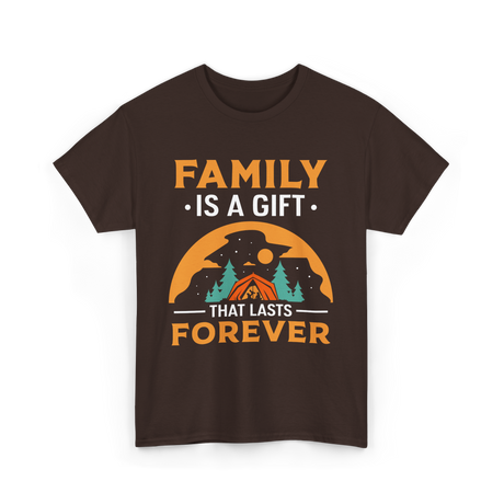 Family Is A Gift Family Reunion T-Shirt - Dark Chocolate