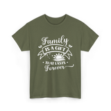 Family Is A Gift Family Reunion T-Shirt - Military Green