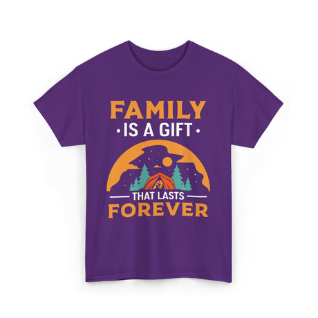 Family Is A Gift Family Reunion T-Shirt - Purple